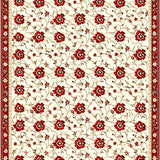 Elegant Floral Area Pet & Kid Proof Non Slip(Beige)