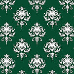 Malachite Damask with Emblems (Green) - ODIKA