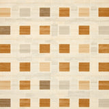 Area Rug Checkered Tan and Beige Geometric Floor Covering(Beige)