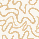 Luxurious with Swirling Abstract Waves and Elegant Flow (Beige)