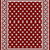 Lattice Framework Boundary Exquisite Handsome Trim(Red)