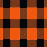 Checkered Harvest Festival with Bold Autumn Grid Design(Orange)
