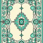 Tile Mosaic with Ornate Mediterranean (Beige) - ODIKA