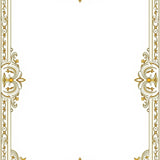 Interlocking Floral Medallion with Subtle Baroque (Gold)