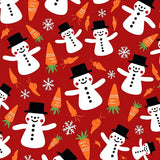 Jolly Snowman Winter Character Holiday Themed Floor(Red)