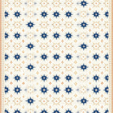 Geometric Motif in Pastel(White)