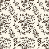 Artisan Crafted Damask Scrollwork Distressed Inspiration(Beige)