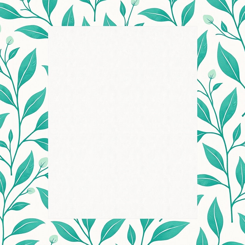 Meadow Whisper Botanical Vine Interlocking (Green) - ODIKA