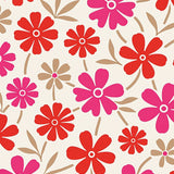 Abstract Blossom Contemporary Artisan (Red)