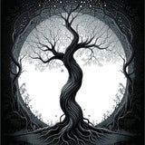 Minimalist Elegant Nature Theme(Black)