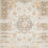 Beige Boho Accent Floor Cover Oriental Indoor Distressed(Beige)