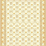 Floral Charm Area(Beige)