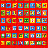 Playful Colorful Alphabet Scheme(Red)