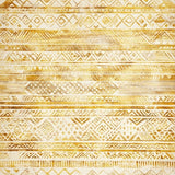 Boho Chic Distressed Beige Yellow Accent for Indoor Decor(Gold)