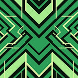Art Radiant Chevron Holiday Motif(Green)