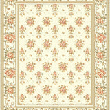 Ornate Beige with Floral Inspired Design(Beige)