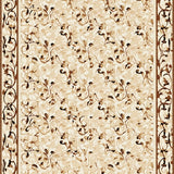 Chic Area with Meander Design in Neutral Beige and Brown(Beige)