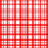 Classic Interlocking Buffalo Check Festive Plaid Design(Red)