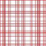 Vintage Picnic Plaid Arrangement with Retro Holiday Flair(Red)