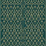 Elegant Interlocking Lattice Contemporary Stylish (Green) - ODIKA