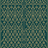 Elegant Interlocking Lattice Contemporary Stylish (Green) - ODIKA