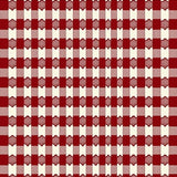 Countryside Grid Boutique Handwoven Porch Embellishment(Red)