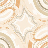 Natural Abstract Marbled Swirl Modern Luxury Statement (Beige) - ODIKA