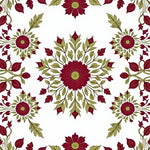 Heirloom Botanical Weathered Decorative Foyer (Red) - ODIKA