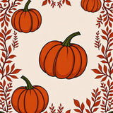 Elegant Farmhouse Pumpkin Patch Decorative Front Entrance(Orange)