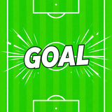 Soccer Field Pitch Lines Goal Starburst(Green)