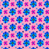 Enchanting Daisy Chain Symphony Across Artisan Backdrop(Pink)