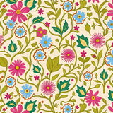 Blooming Meadow Floral Vine Tapestry(Pink)