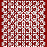 Yuletide Cabin Plaid with Interlocking Nordic(Red)