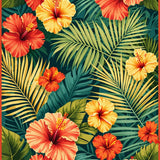 Whimsical Bright Botanical(Red)