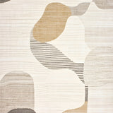 Nomad Weave Beige & Cream Harmony Abstract Lines Design(Beige)