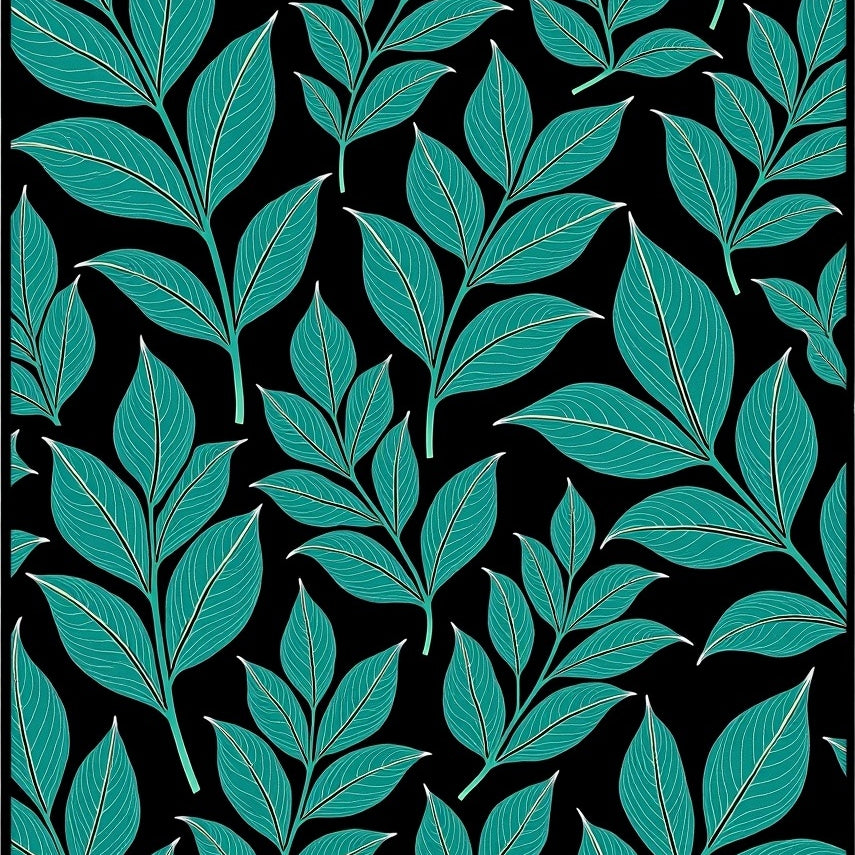 Ethereal Jungle Botanical Study Ancient Naturalist Drawing (Black) - ODIKA