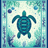 Playful Ocean Inspired Visuals(Blue)