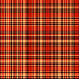Autumn Harvest Tartan Cross Hatch Grid Decorative(Red)