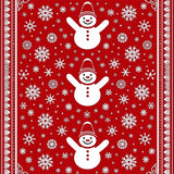 Festive Snowman Holiday Welcome Semi Circle Entrance(Red)