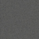 Nordic Cloudburst with Whimsical Swirls and Subtle Abstract Motifs (Black)