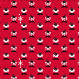 Festive Reindeer Tapestry Holiday(Red)