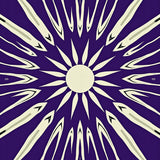 Sunburst Radiating Spoke with Art Influence(Purple)