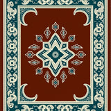 Tile Inspired Quatrefoil Medallion Arrangement(Brown)