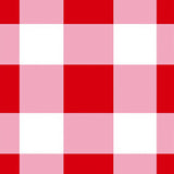 Festive Buffalo Check with Traditional Holiday Grid Design(Red)