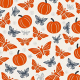 Autumn Calabash Dancing Moths Shape Floor(Orange)