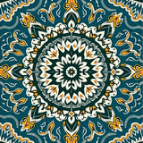 Boho Design with Intricate Paisley (Blue)