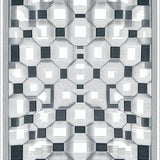 Sleek Black and Geometric Featuring Interlocking Hexagons(Black)