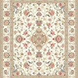 Elegant Beige Floral(Ivory)
