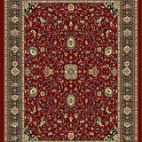 Abstract Paisley Area for(Red)