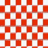 Harvest Checkerboard with Autumn Plaid Design(Red)